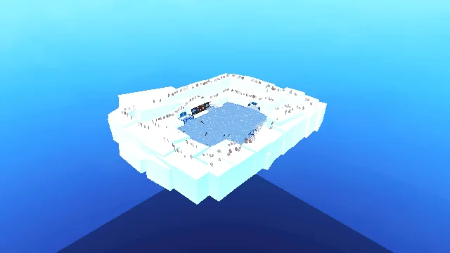 Aerial view of Icefjord Arena