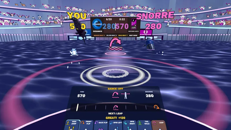 A Dance-Off showdown with Snorre